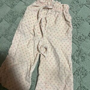 healthtex Pink Floral Ribbed Jeans-Style Kids Bottoms